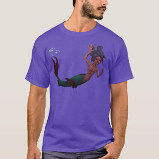 Fiji Mermaid no background T-Shirt