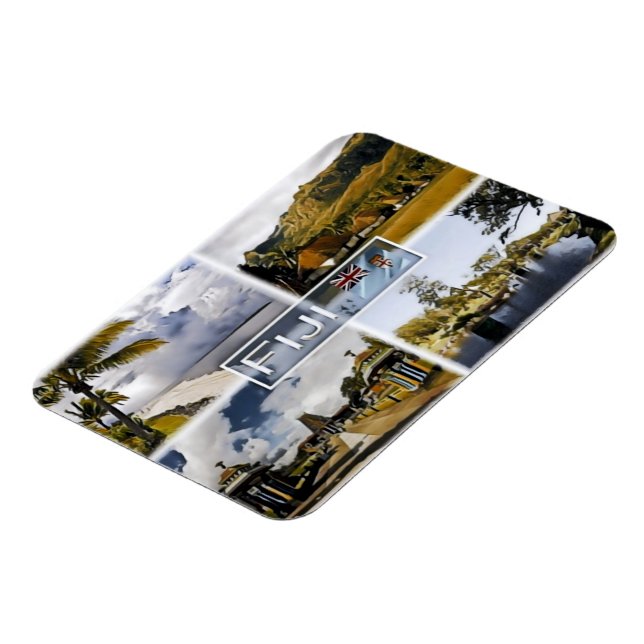 Fiji - Mosaic - Magnet (Left Side)