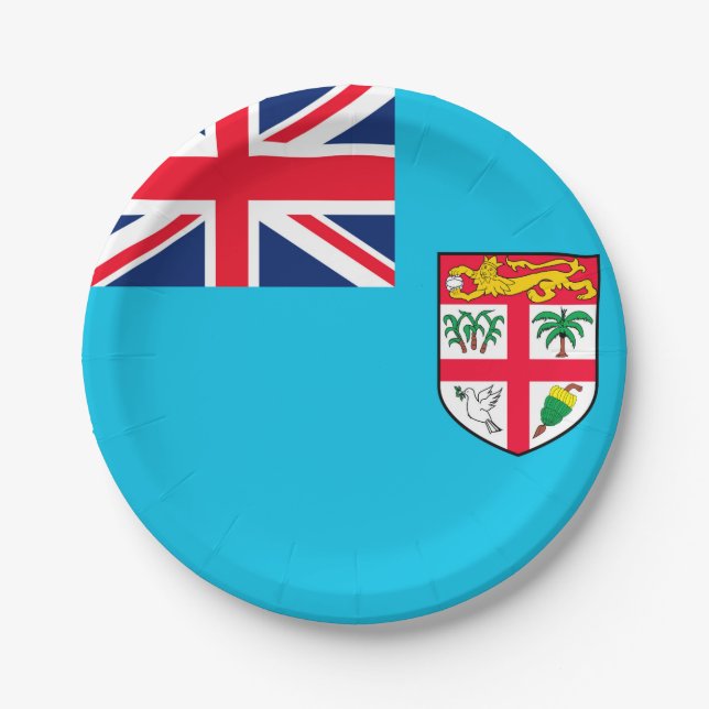 Fiji Paper Plate (Front)