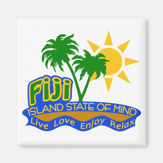 Fiji State of Mind magnet (Front)