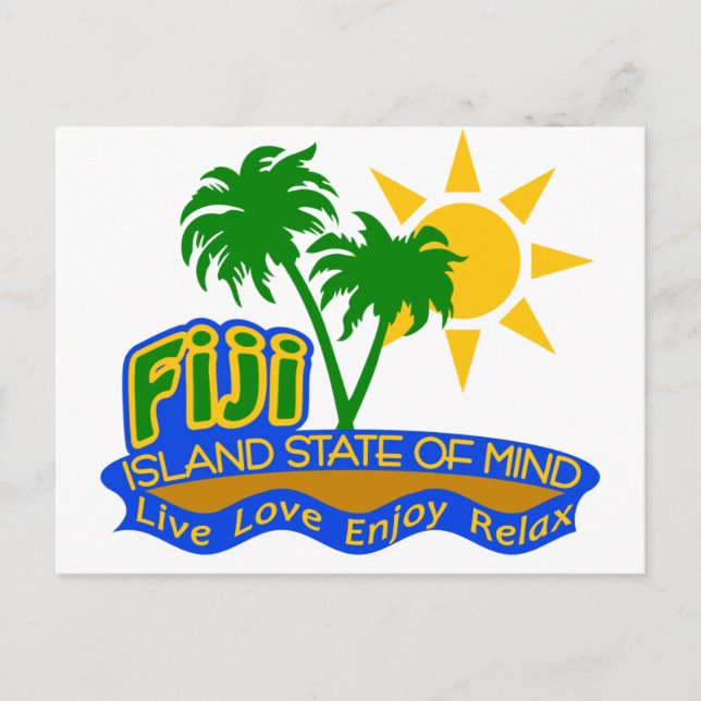 Fiji State of Mind postcard (Front)