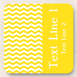 Fiji Sunrise Wave Chevron customizable Coaster