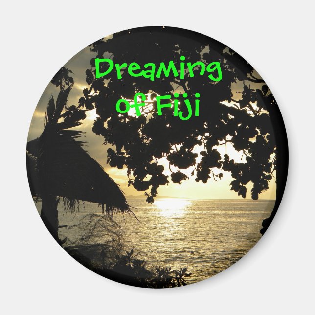 Fiji Sunset Magnet (Front)