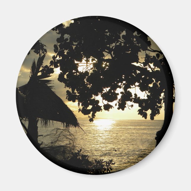 Fiji Sunset Magnet (Front)