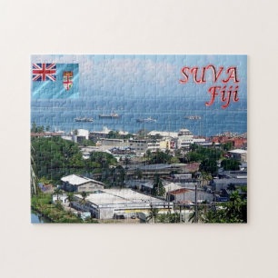 Fiji - Suva City - Walu Bay Industria - Jigsaw Puzzle