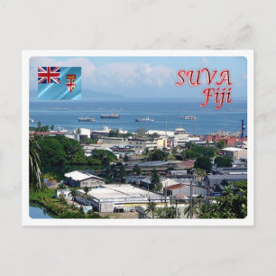 Fiji -  Suva City -  Walu Bay Industria - Postcard
