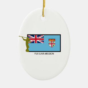 FIJI SUVA MISSION LDS CTR CERAMIC TREE DECORATION