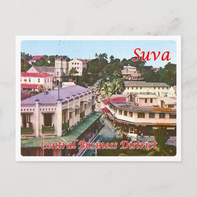 Fiji -  Suva - Postcard (Front)