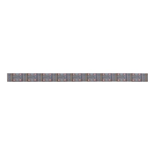 Fiji Tapa Cloth Print Ribbon Grosgrain Ribbon