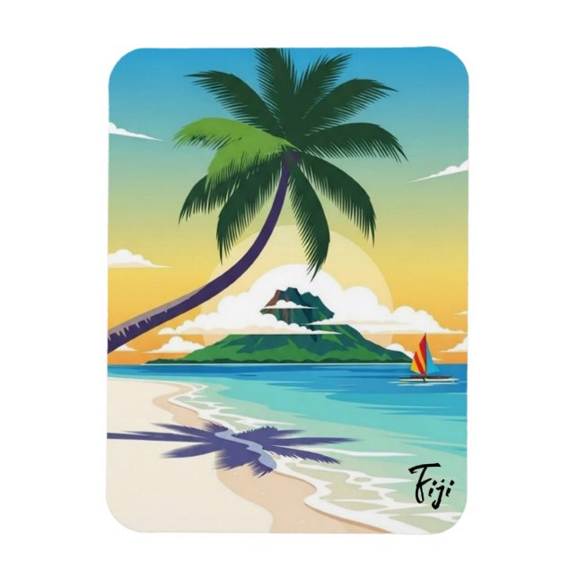 Fiji Travel Magnet (Vertical)