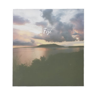 Fiji Tropical Island Flexible Photo Magnet Notepad