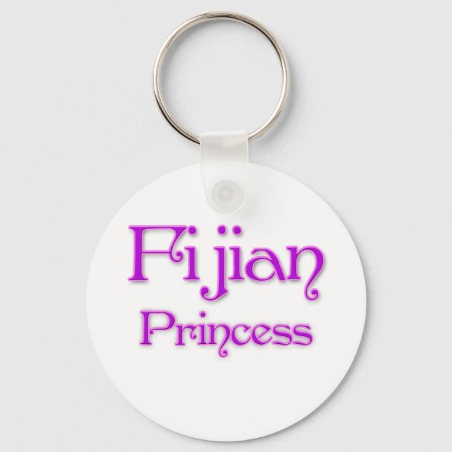 Fijian Princess Key Ring (Front)