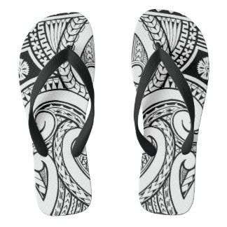 FijianxMaori Flip Flops