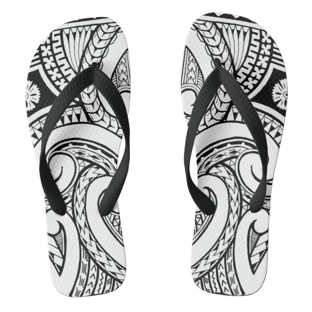 FijianxMaori Flip Flops (Footbed)