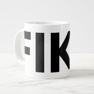 FIKA Bold Black and White Speciality Mug