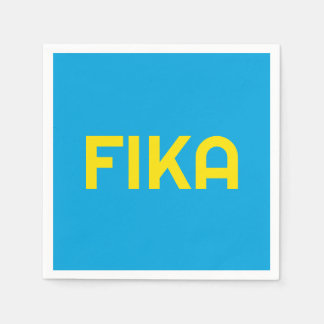 FIKA Bold Yellow and Blue Napkin