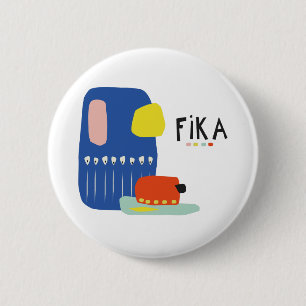 FIKA Collage 6 Cm Round Badge