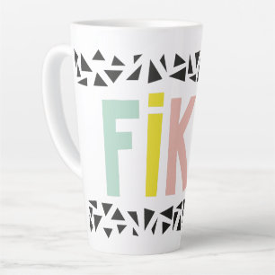 Fika Colours Black Latte Mug