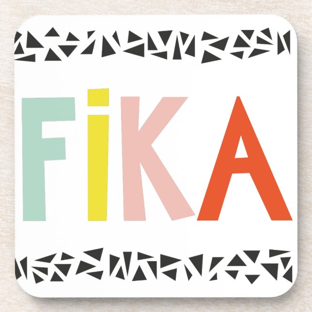 Fika Colours Coaster (Front)
