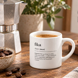 Fika definition swedish coffee break modern espresso cup