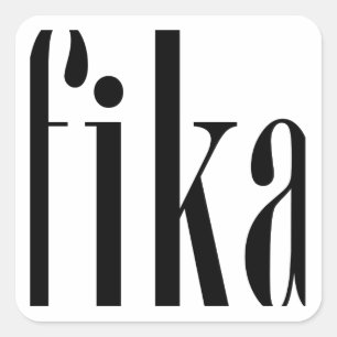 Fika Rectangular Sticker