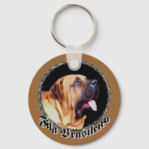 Fila Brasileiro Dog keychain