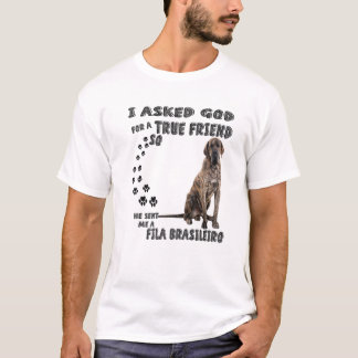 Fila Brasileiro Quote Mum Dad Print, Brazilian Mas T-Shirt