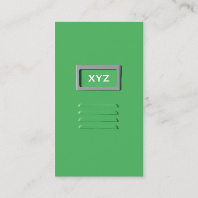 File Cabinet custom business cards (Front)