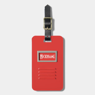File Cabinet custom luggage tag