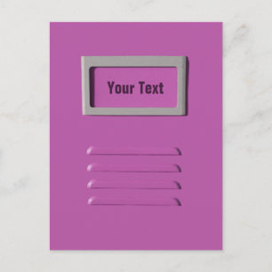 File Cabinet custom postcard