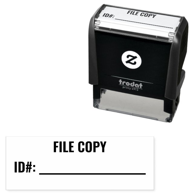 FILE COPY | Office File Number & Date Self-inking Stamp (In Situ)