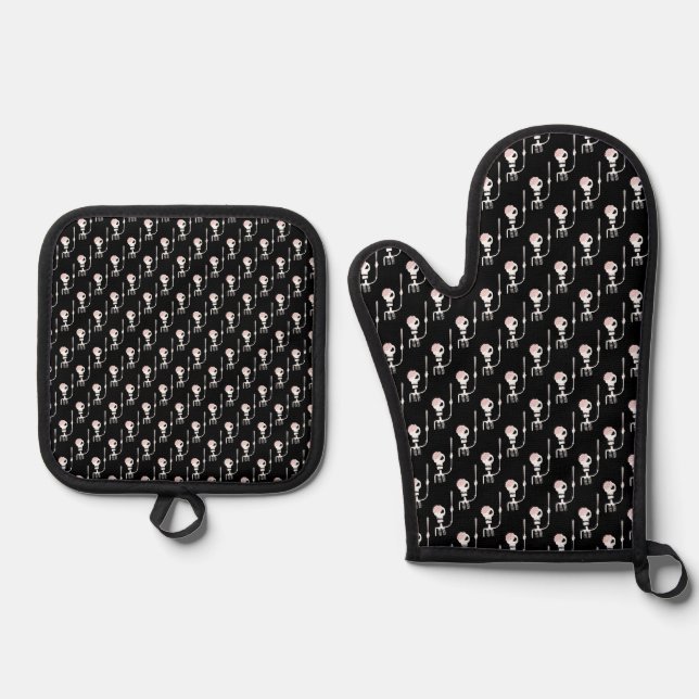 File Folders Oven Mitt & Pot Holder Set (Front)