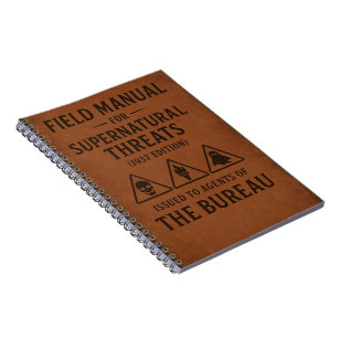 Filed Manual for Supernatural Threats Notebook