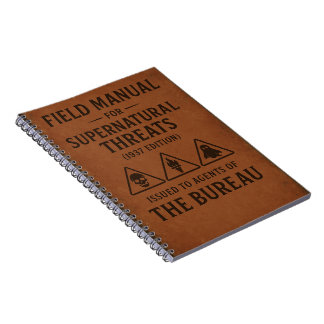 Filed Manual for Supernatural Threats Notebook