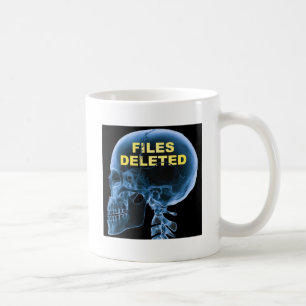 Files Deleted Skull Funny Mug