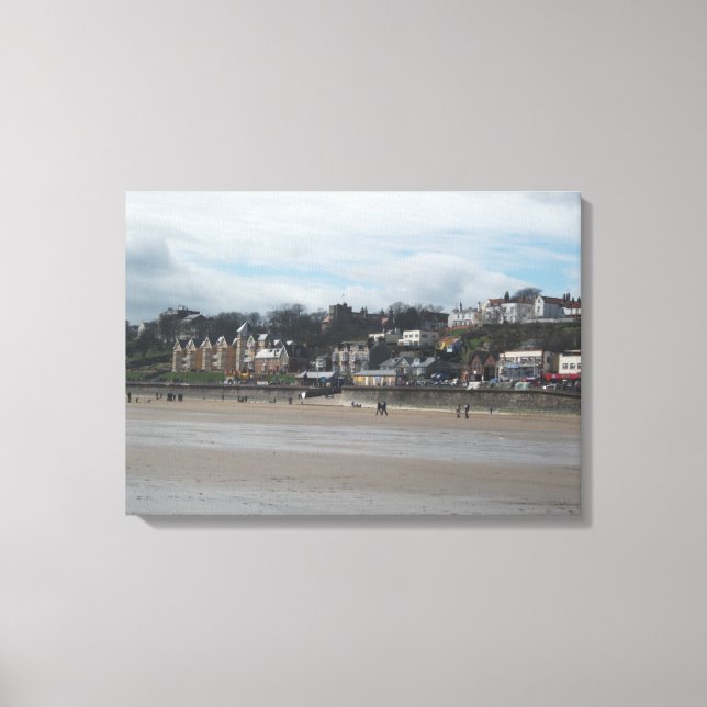 Filey Seafront Canvas Print (Front)