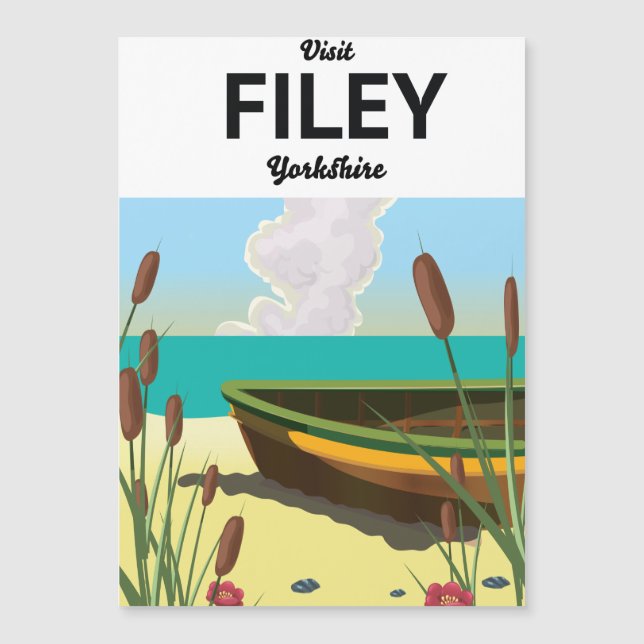 Filey, Yorkshire Seaside travel poster (Front)