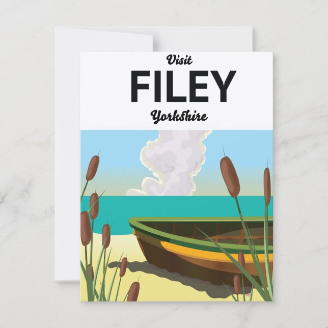 Filey, Yorkshire Seaside travel poster (Front)