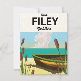 Filey, Yorkshire Seaside travel poster