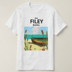Filey, Yorkshire Seaside travel poster T-Shirt