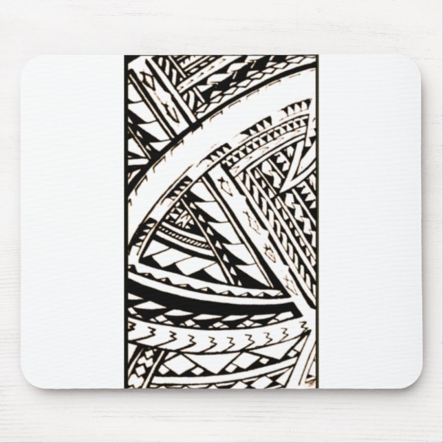 Fili Samoan Tribal art by Sku Mouse Mat (Front)