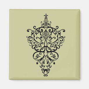 Filigree black magnet