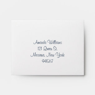 Filigree Butterfly Envelope in Teal (RSVP)