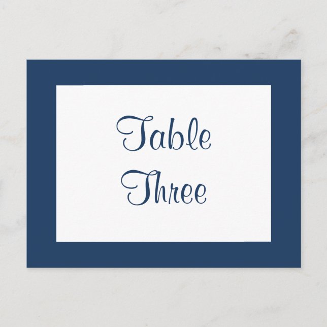 Filigree Butterfly Table Number (teal) Postcard (Front)