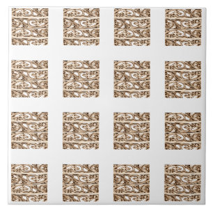 Filigree Cross Design Pattern Tile