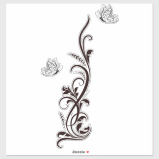 Filigree Floral Butterfly