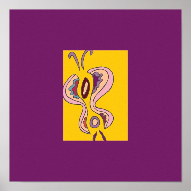 Filigree Flutterfly Mini Print 12x12 (Front)