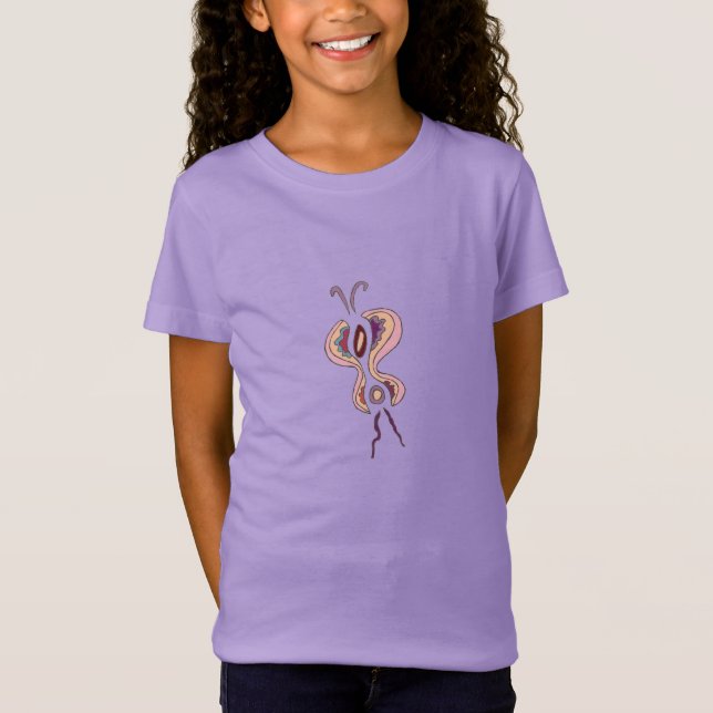 Filigree Flutterfly T-Shirt (Front)