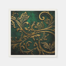 Filigree - Green and Gold