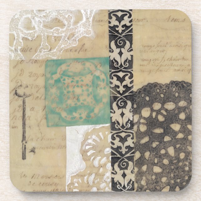 Filigree & Key II Coaster (Front)